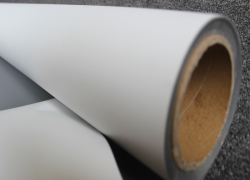 Grey Back Polyester Roll Up Film Aqueous Print